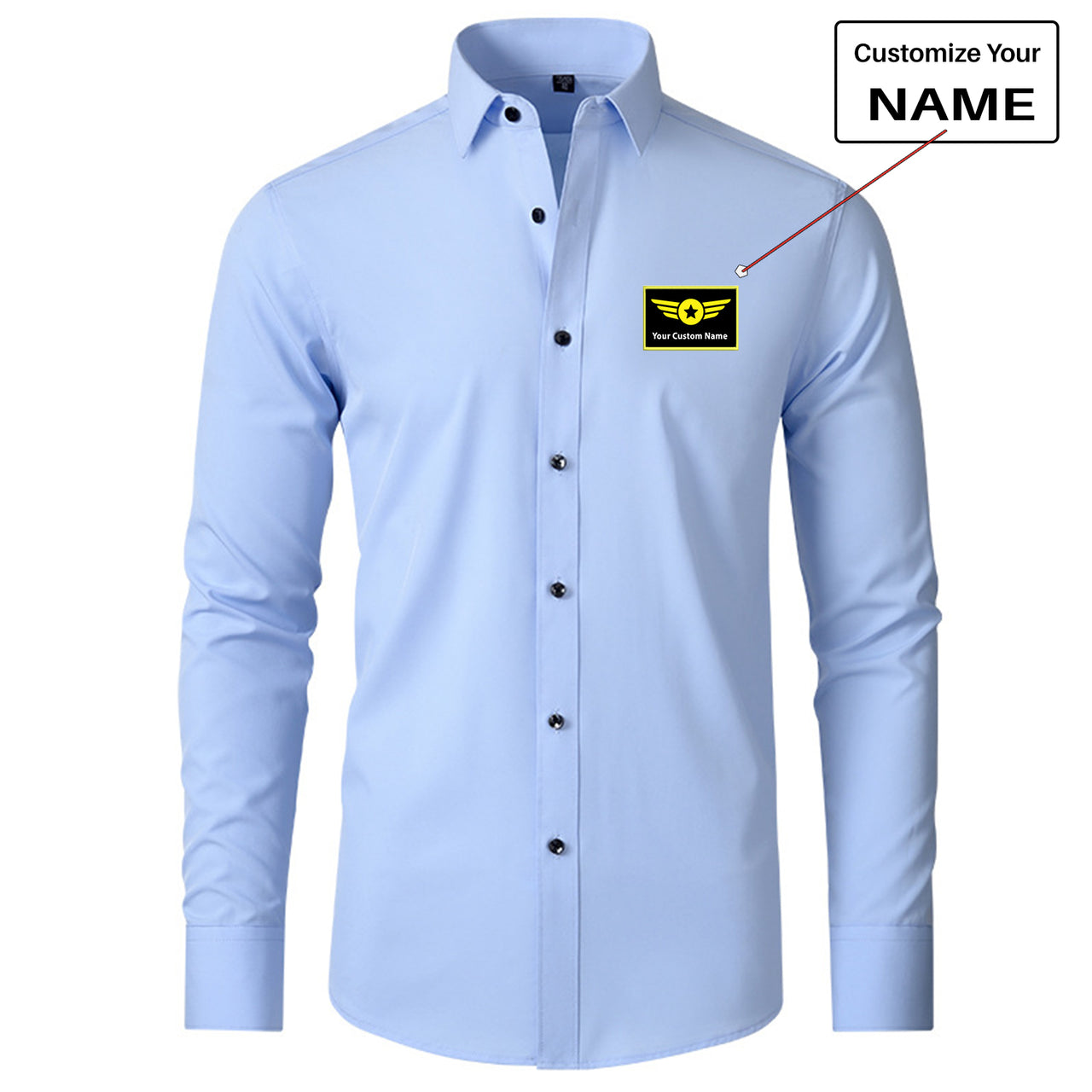 Custom Name "Special Badge" Long Sleeve Shirts