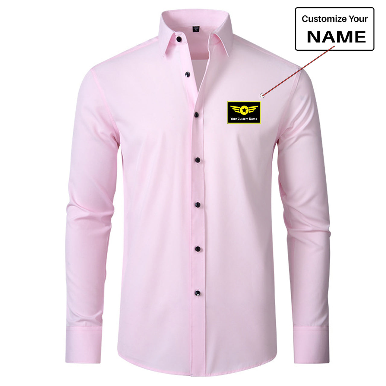 Custom Name "Special Badge" Long Sleeve Shirts