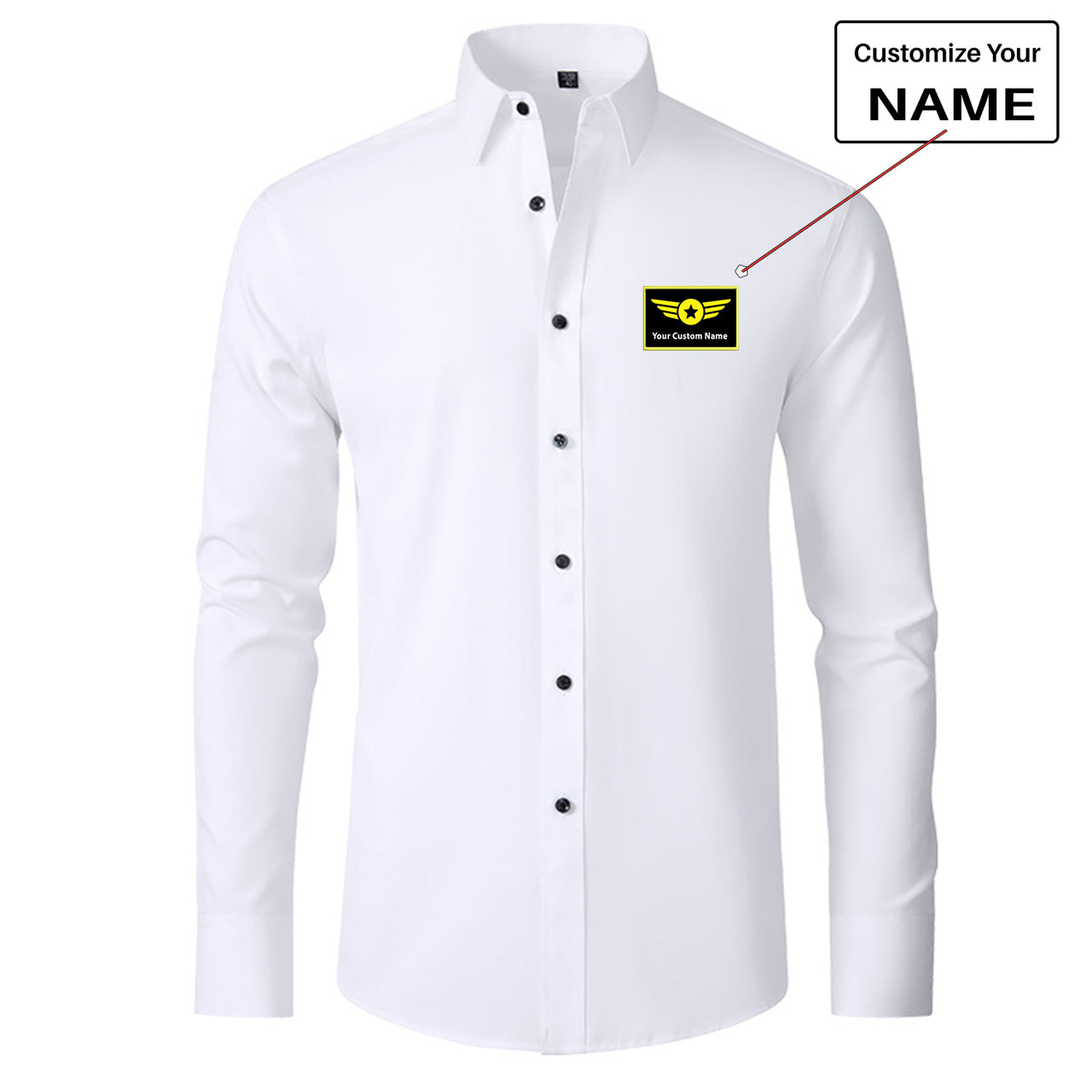 Custom Name "Special Badge" Long Sleeve Shirts