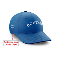 Thumbnail for Special Boeing Text Designed Embroidered Hats