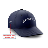 Thumbnail for Special Boeing Text Designed Embroidered Hats