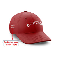 Thumbnail for Special Boeing Text Designed Embroidered Hats
