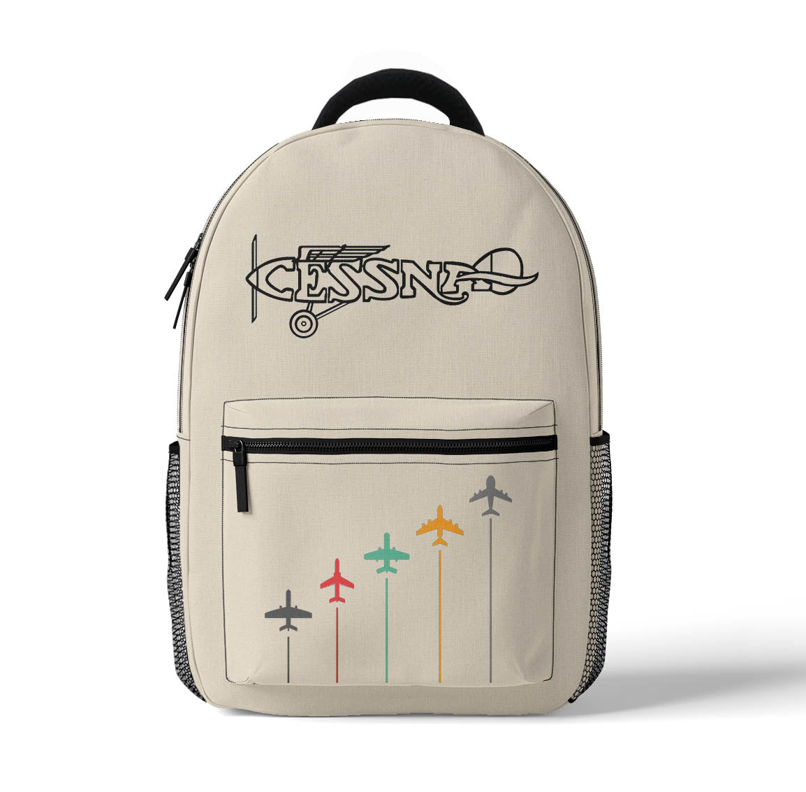 Special Cessna Text Designed 3D Backpacks