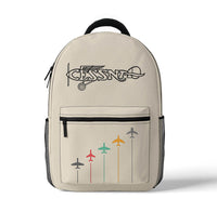 Thumbnail for Special Cessna Text Designed 3D Backpacks