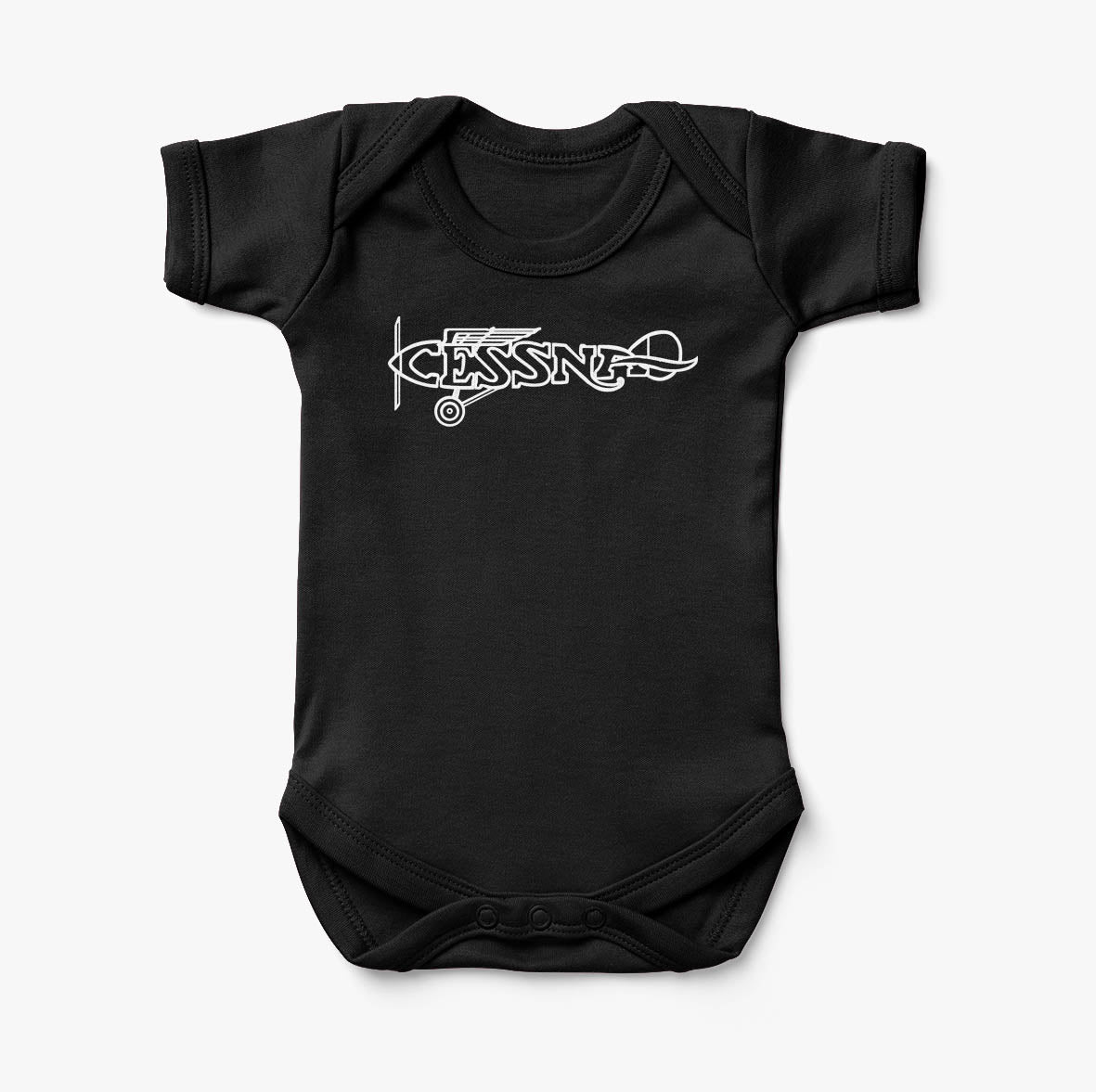 Special Cessna Text Designed Baby Bodysuits