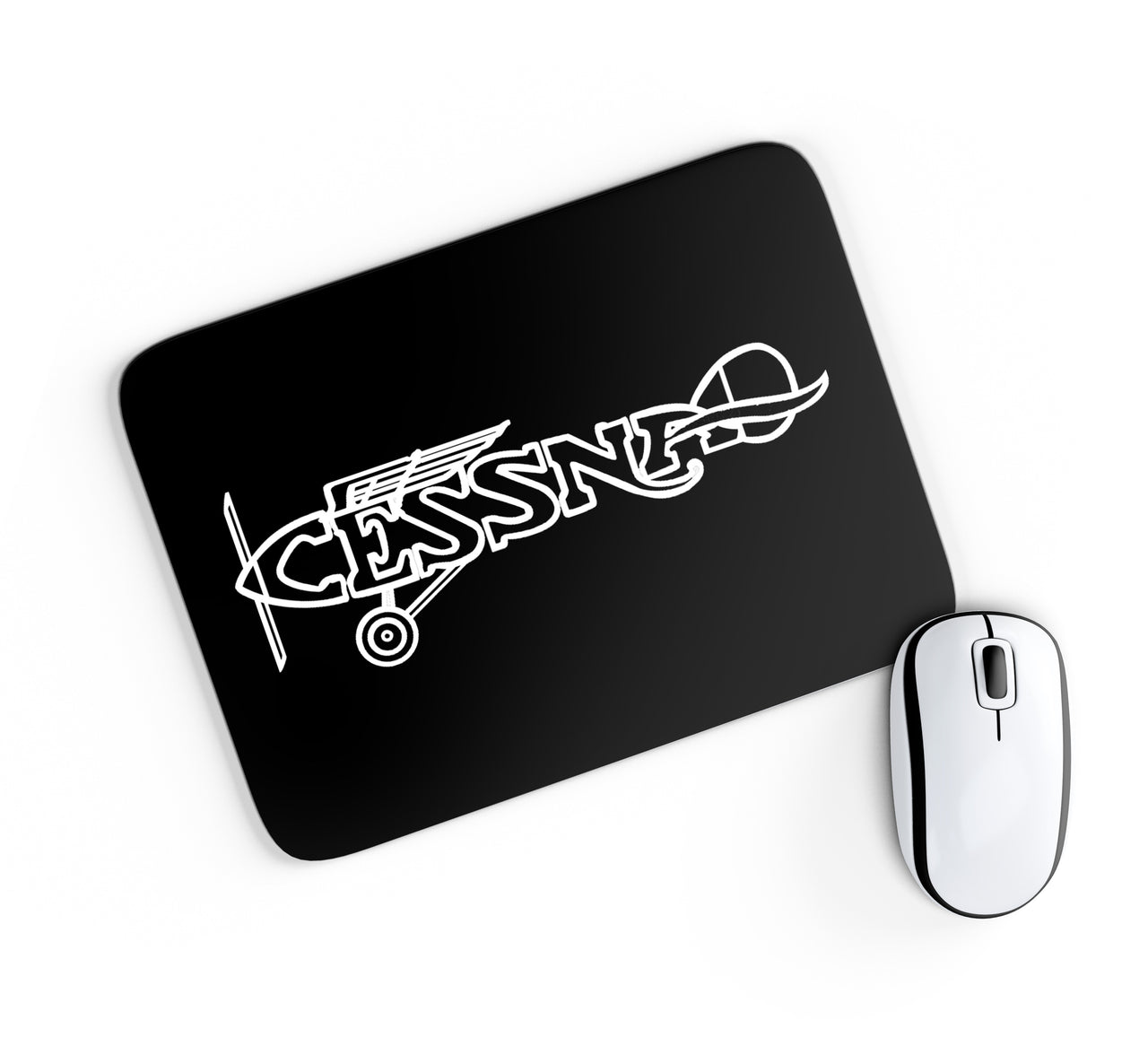 Special Cessna Text Designed Mouse Pads