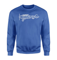 Thumbnail for Special Cessna Text Designed Sweatshirts