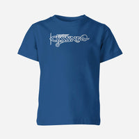 Thumbnail for Special Cessna Text Designed Children T-Shirts