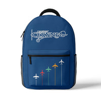 Thumbnail for Special Cessna Text Designed 3D Backpacks