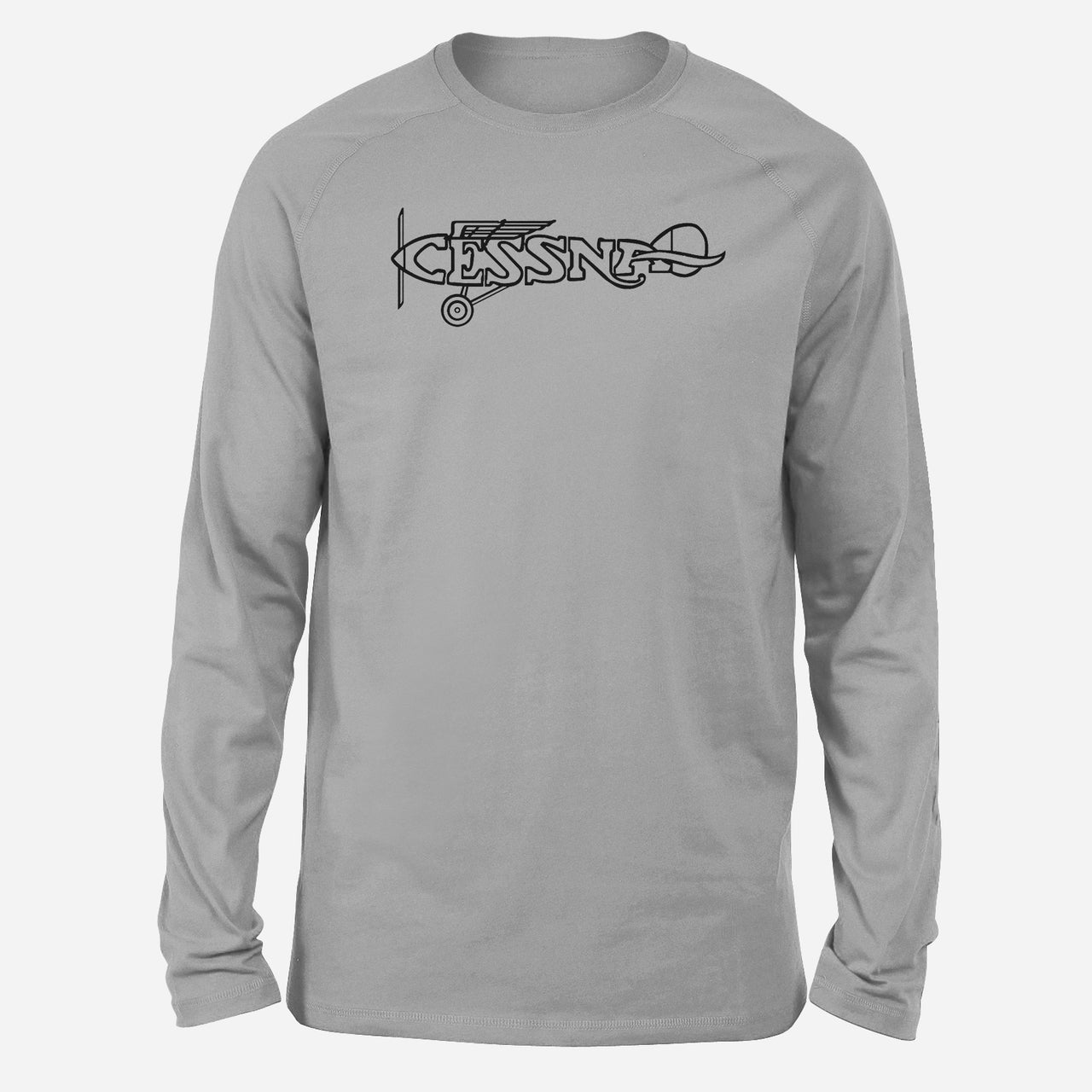 Special Cessna Text Designed Long-Sleeve T-Shirts