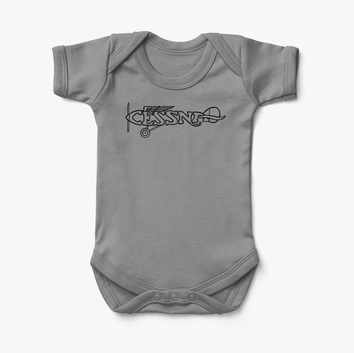 Special Cessna Text Designed Baby Bodysuits