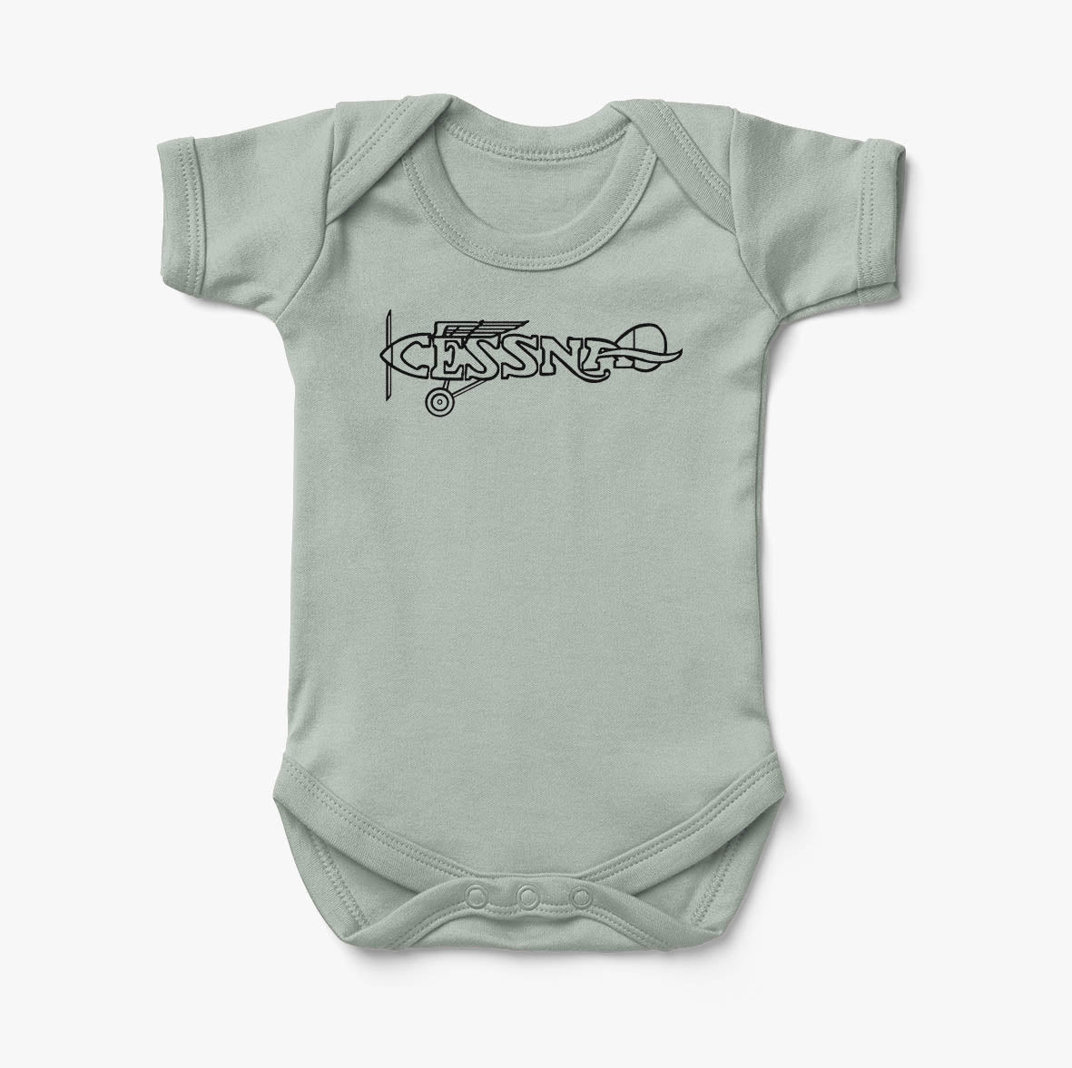 Special Cessna Text Designed Baby Bodysuits