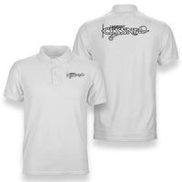 Thumbnail for Special Cessna Text Designed Double Side Polo T-Shirts