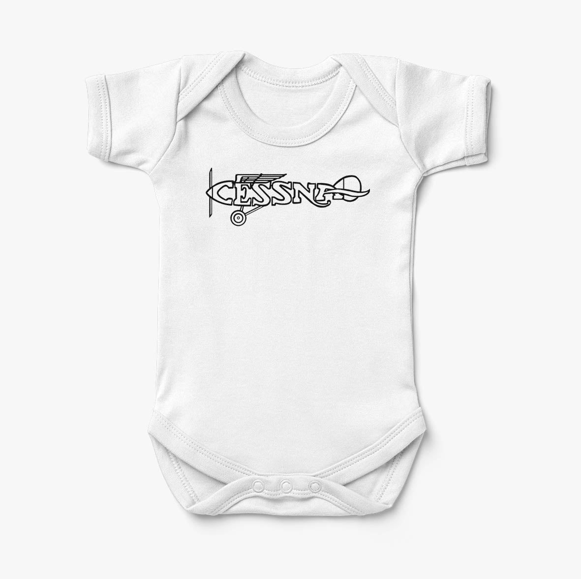 Special Cessna Text Designed Baby Bodysuits