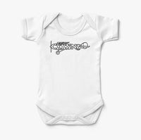 Thumbnail for Special Cessna Text Designed Baby Bodysuits