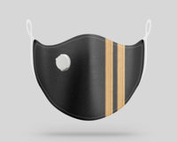 Thumbnail for Special Edition Pilot Epaulettes (4,3,2 Lines) Designed Face Masks