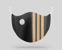 Thumbnail for Special Edition Pilot Epaulettes (4,3,2 Lines) Designed Face Masks