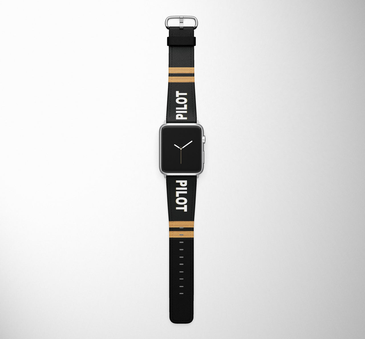 Special Edition Pilot & Stripes (4,3,2 Lines) Leather Apple Watch Straps