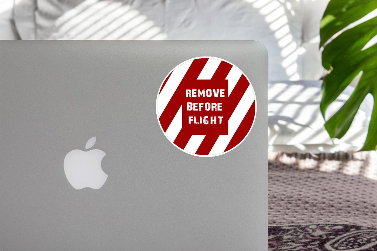 Special Edition Remove Before Flight (Circle) Designed Stickers