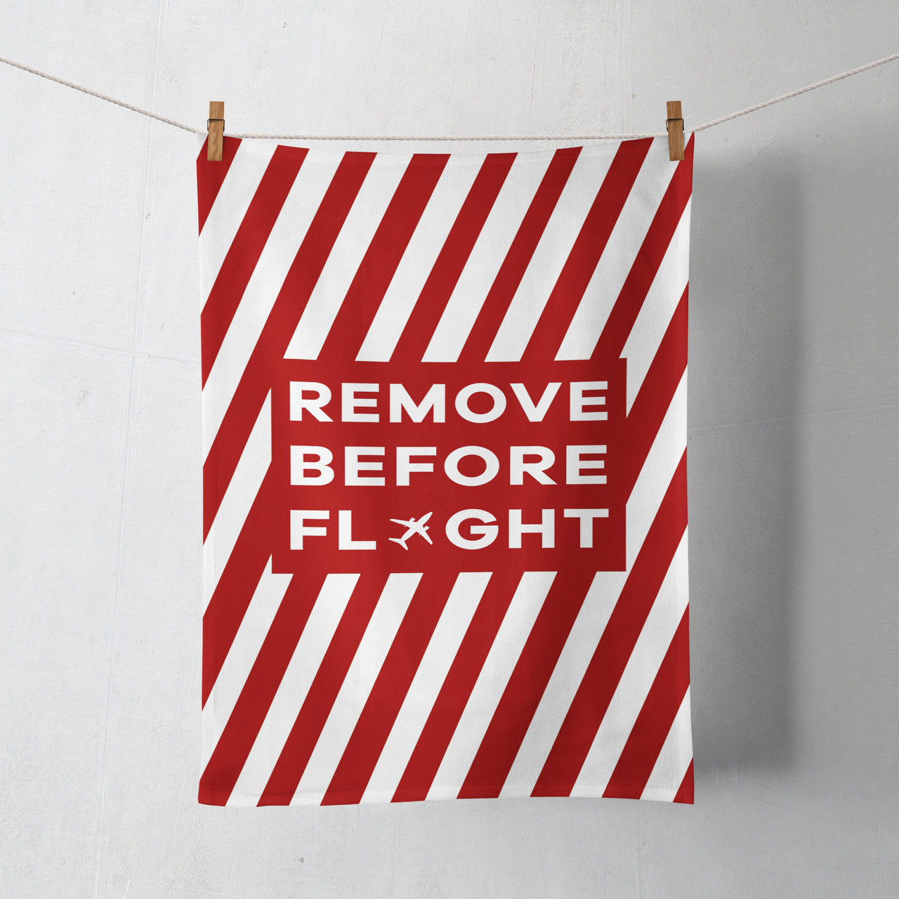 Special Edition Remove Before Flight Designed Towels