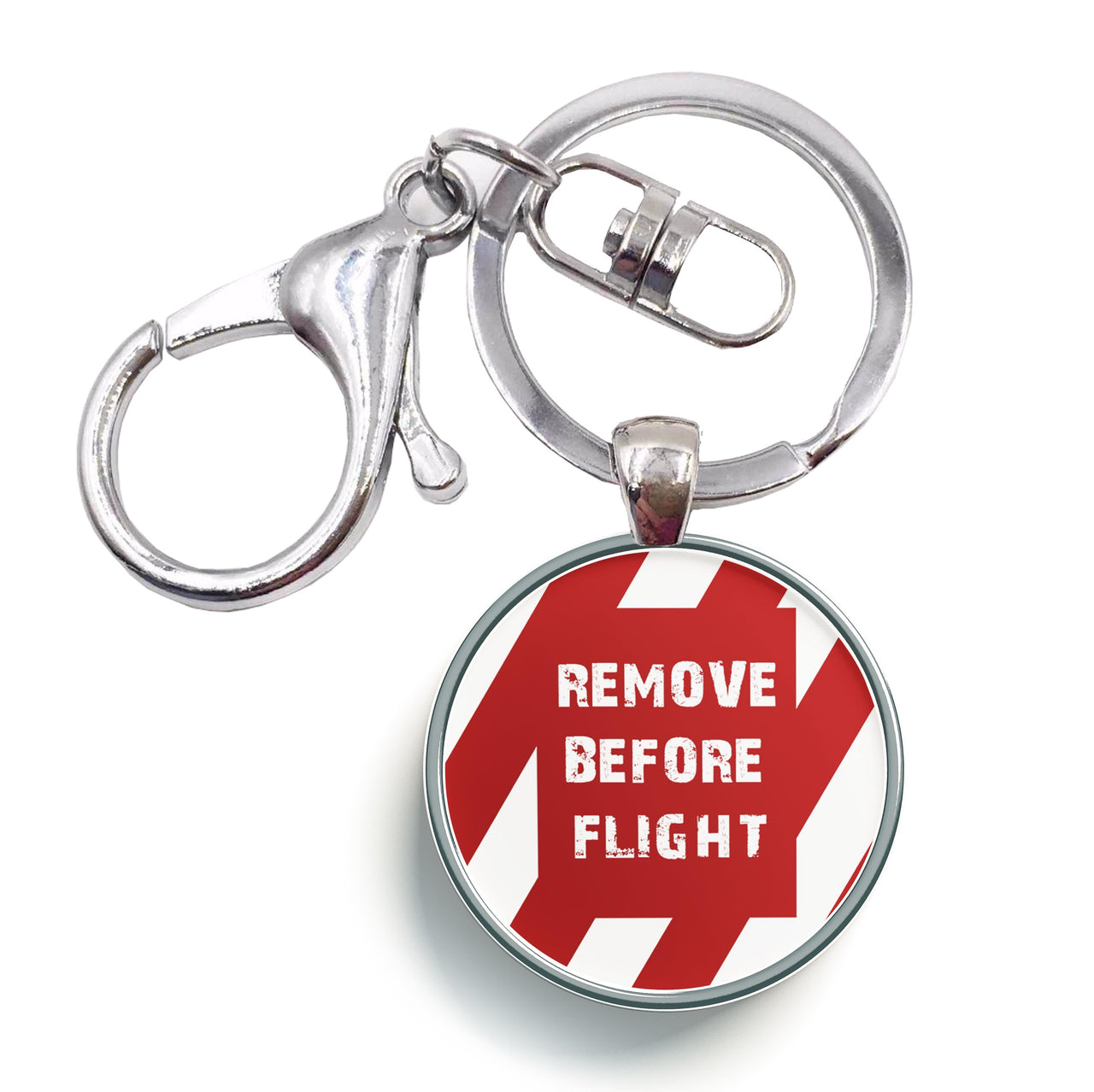 Special Edition Remove Before Flight Designed Circle Key Chains