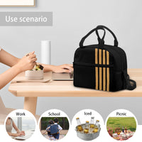 Thumbnail for Special Golden Epaulettes (4,3,2 Lines) Designed Lunch Bags