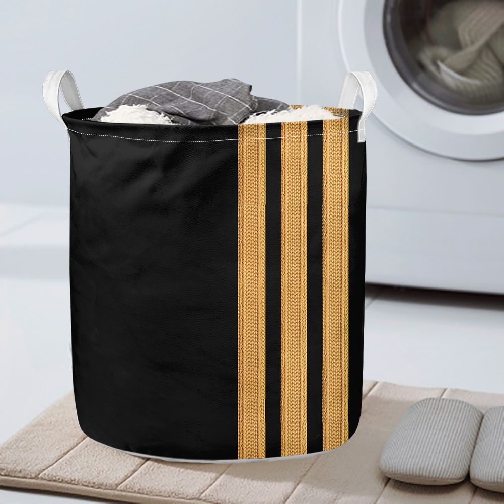 Special Pilot Epaulettes 3 Lines Designed Laundry Baskets
