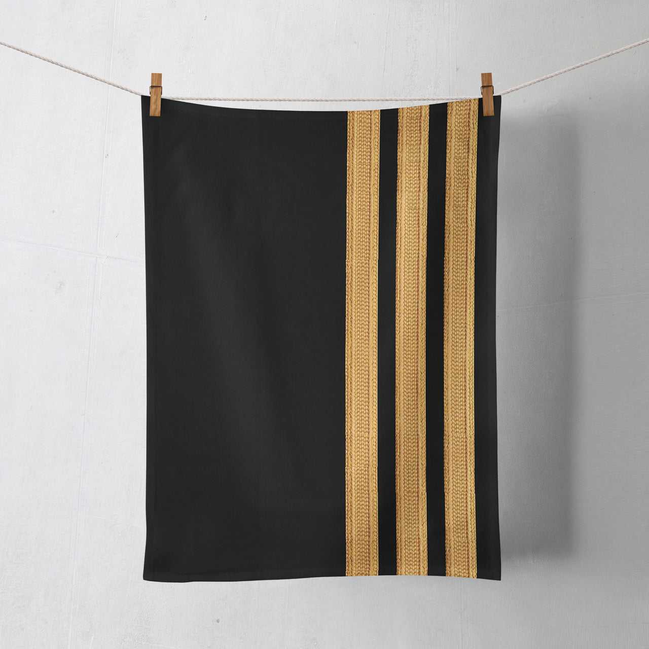 Special Pilot Epaulettes 3 Lines Designed Towels