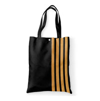 Thumbnail for Special Pilot Epaulettes 4 Lines Designed Tote Bags