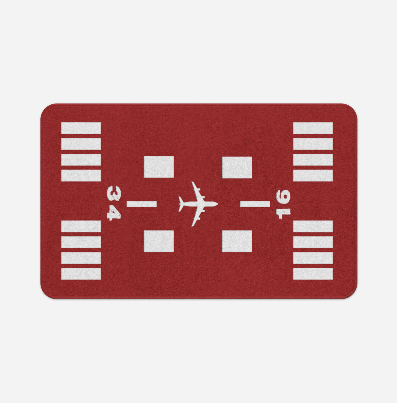 Special Runway-Red Designed Bath Mats