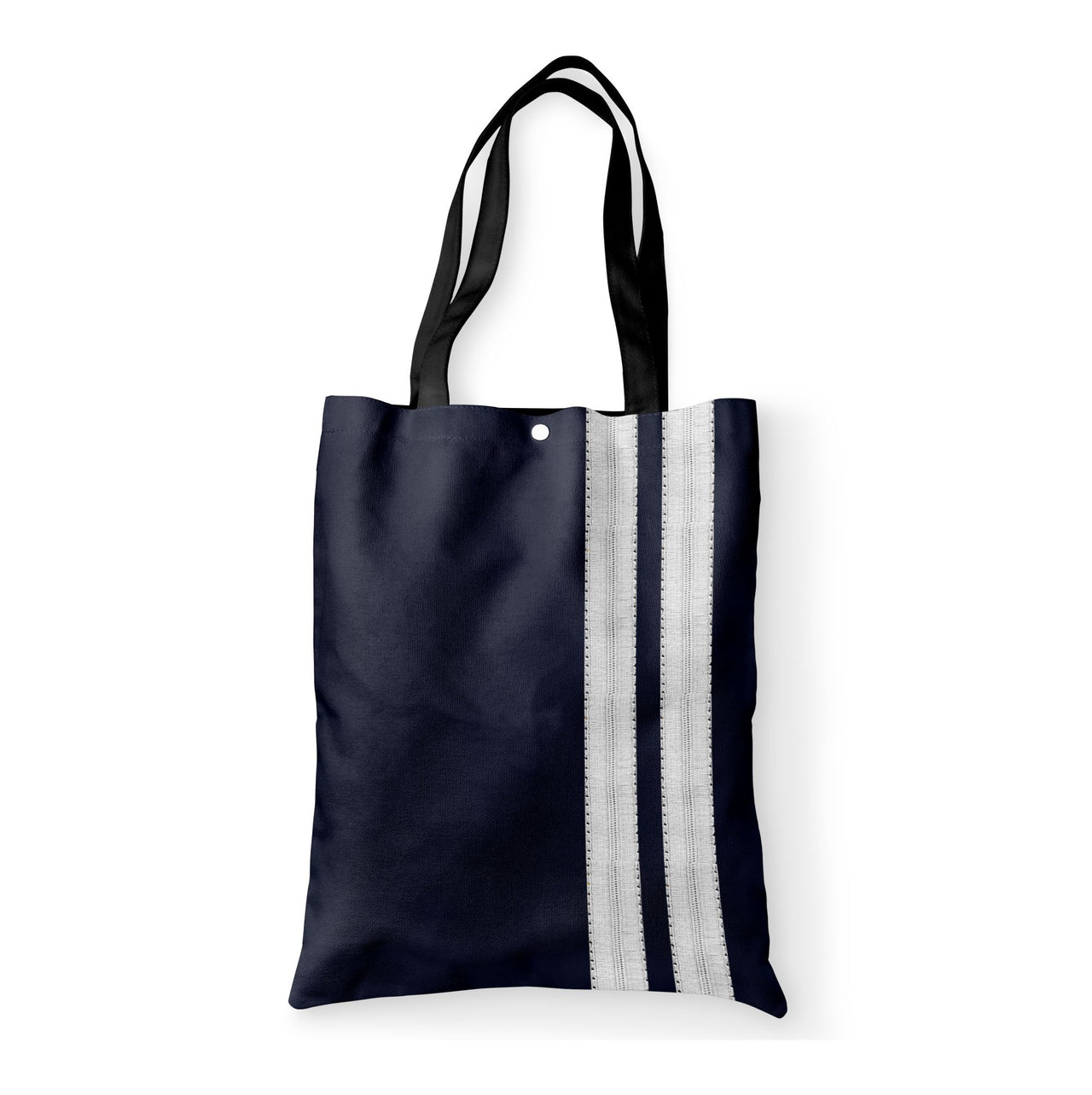 Special Silver Pilot Epaulettes 2 Lines Designed Tote Bags