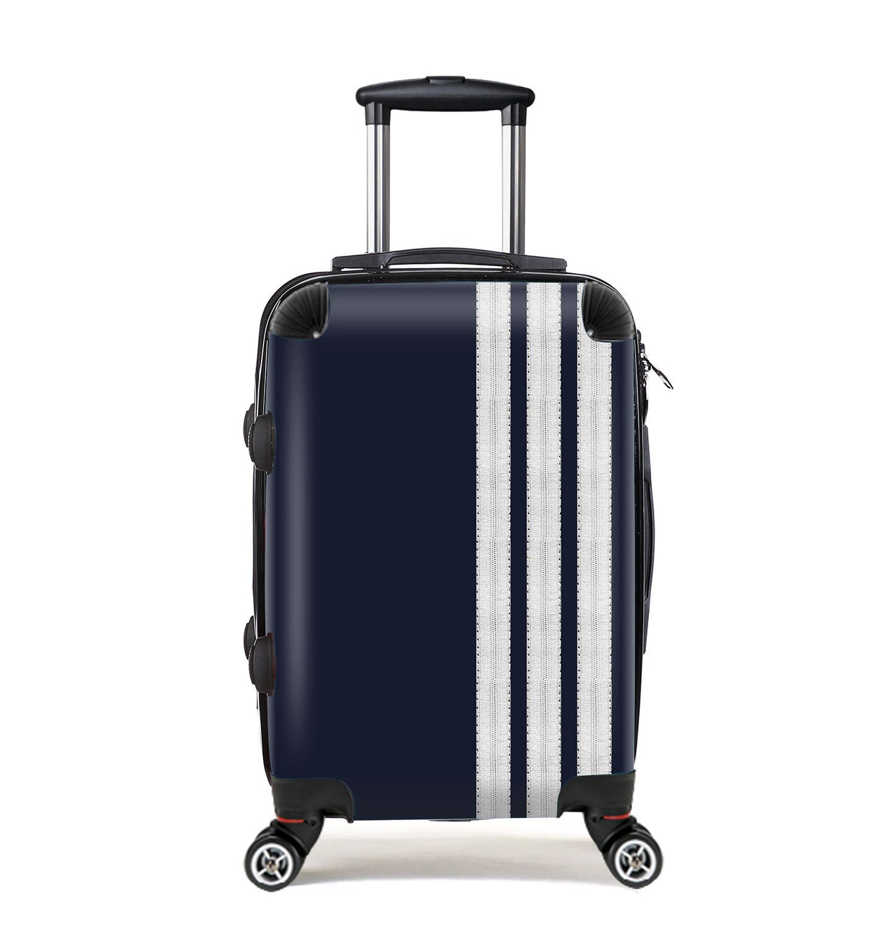 Special Silver Pilot Epaulettes 3 Lines Designed Cabin Size Luggages