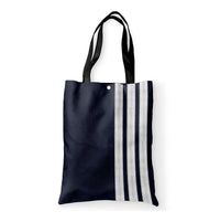Thumbnail for Special Silver Pilot Epaulettes 3 Lines Designed Tote Bags