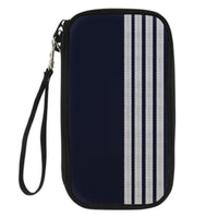 Thumbnail for Special Silver Pilot Epaulettes 4 Lines Designed Travel Cases & Wallets