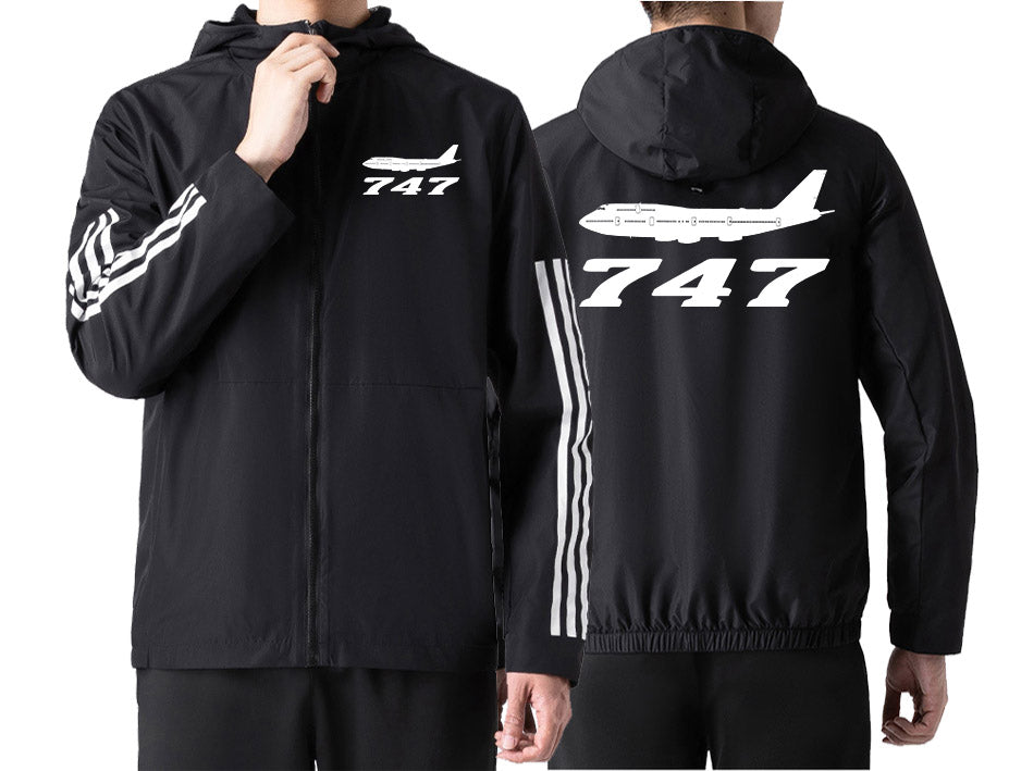 Special The Boeing 747 Designed Sport Style Jackets