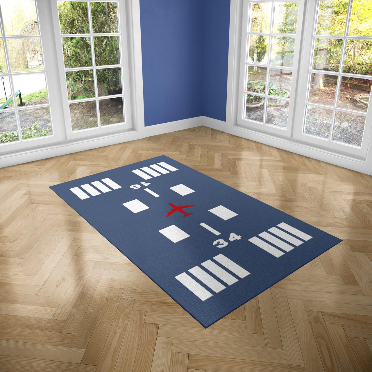 Special Runway (Blue) 34-16 Designed Carpet & Floor Mats