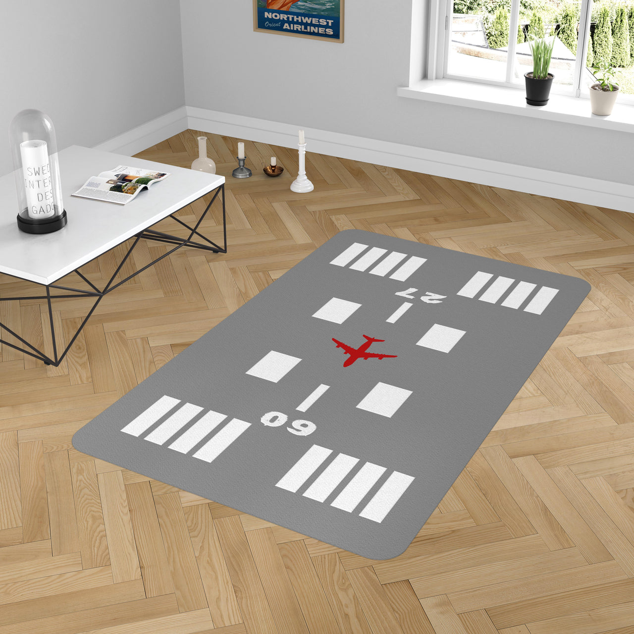 Special Runway (Gray) 27-09 Designed Carpet & Floor Mats