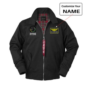 Speed Is Life Designed Vintage Style Jackets
