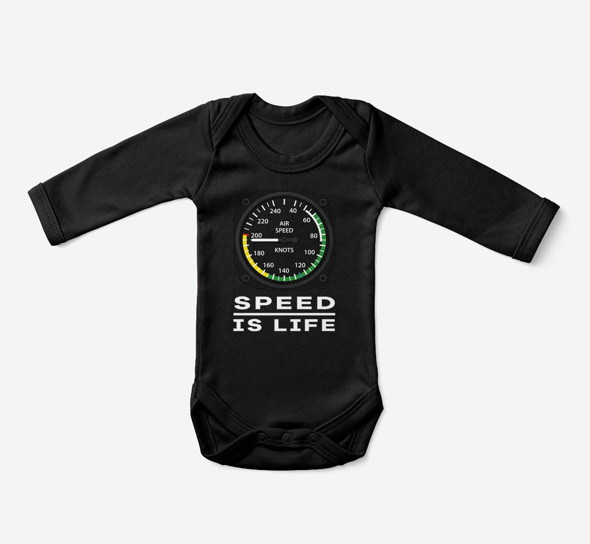 Speed Is Life Designed Baby Bodysuits