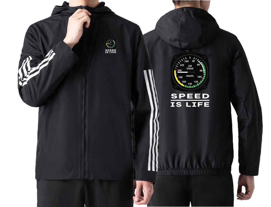 Speed Is Life Designed Sport Style Jackets