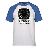 Thumbnail for Speed Is Life Designed Raglan T-Shirts