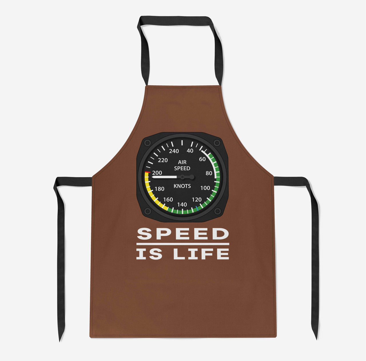Speed Is Life Designed Kitchen Aprons