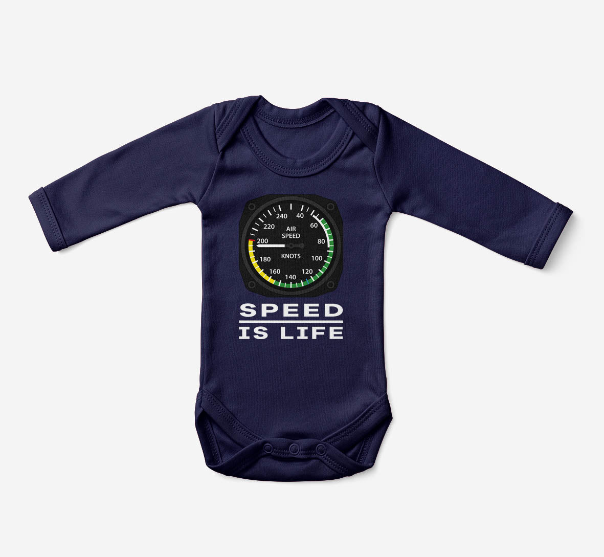 Speed Is Life Designed Baby Bodysuits