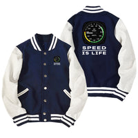 Thumbnail for Speed Is Life Designed Baseball Style Jackets