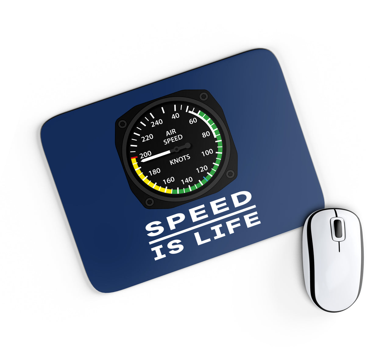 Speed Is Life Designed Mouse Pads