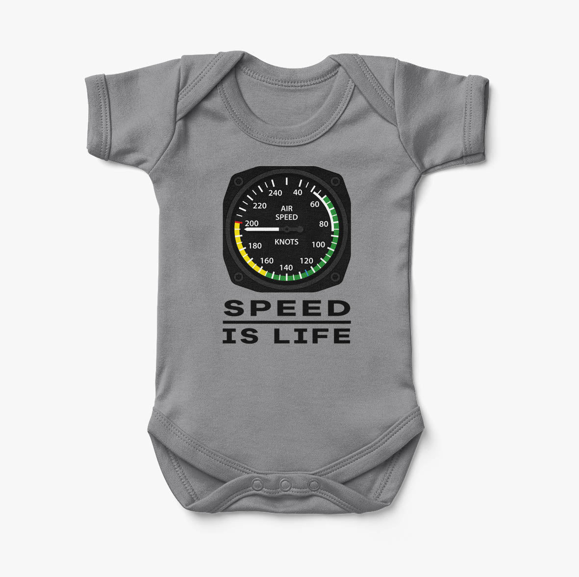 Speed Is Life Designed Baby Bodysuits