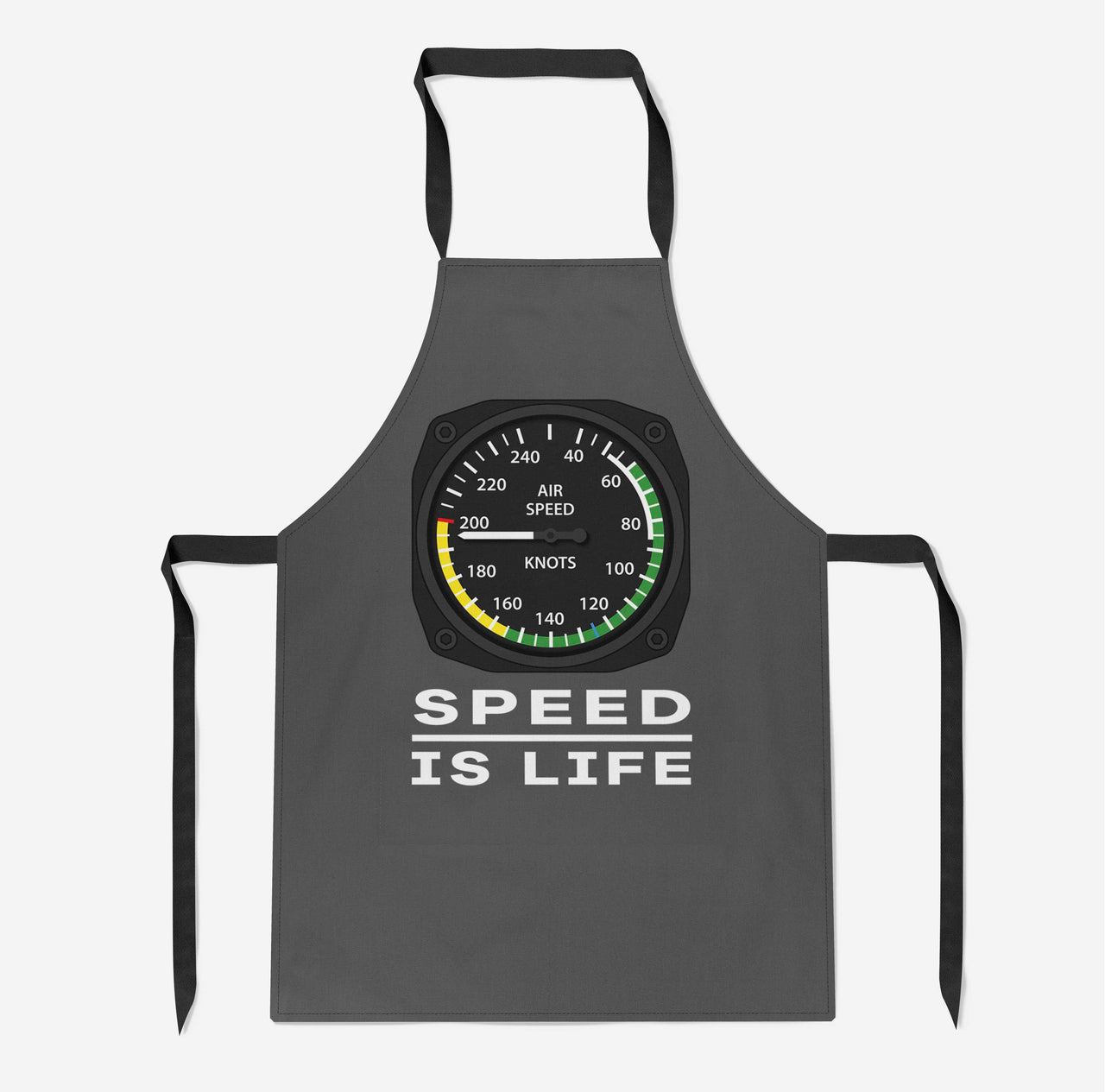Speed Is Life Designed Kitchen Aprons