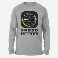 Thumbnail for Speed Is Life Designed Long-Sleeve T-Shirts