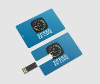 Thumbnail for Speed Is Life Designed USB Cards