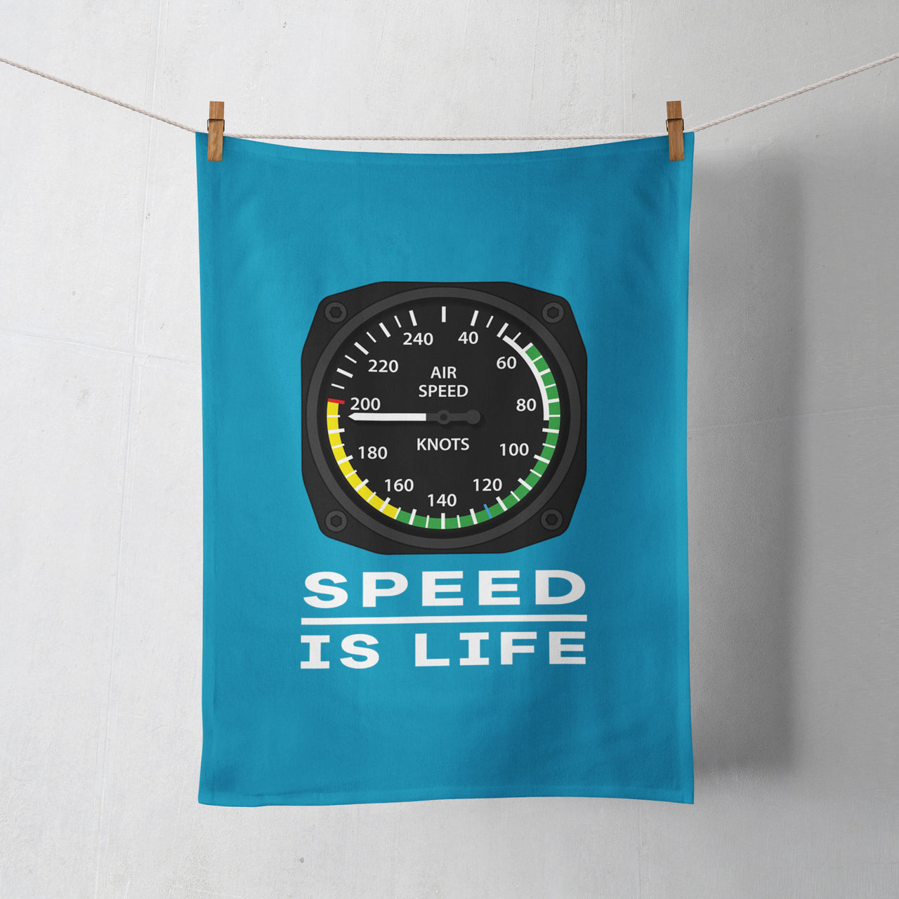 Speed Is Life Designed Towels